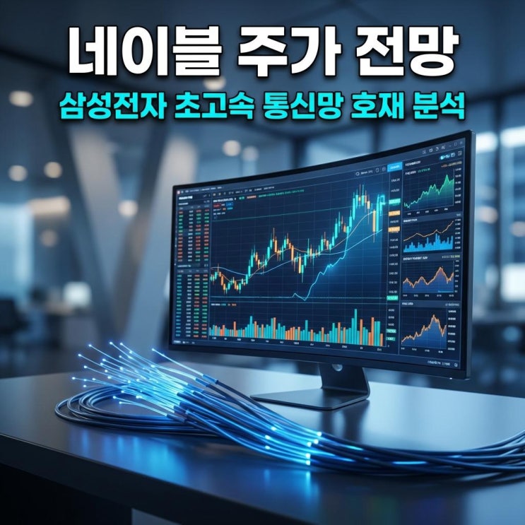  네이블 주가 전망 코스닥 상한가 직행! 삼성전자 초고속 통신망 호재 분석