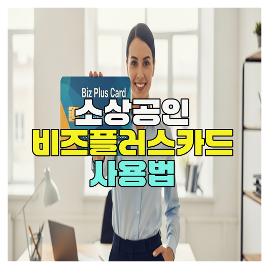  소상공인 비즈플러스카드 사용법 핵심정리