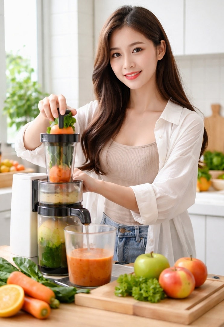 가정용 착즙기를 직접  사용해 본 현실 후기