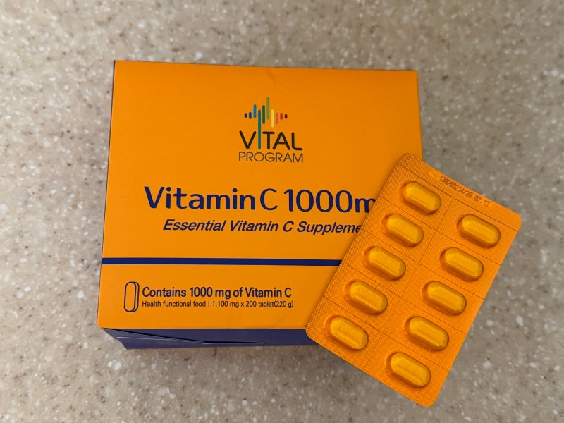 비타민C 1000mg 600정 가성비 추천, 메가도스 6개월 후기 (내돈내산)