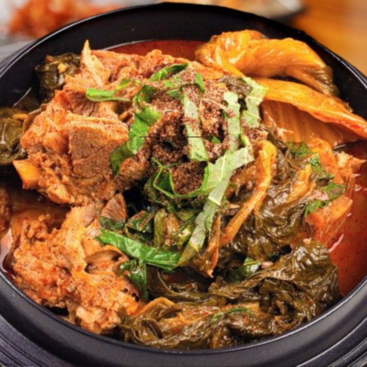  신안동맛집 우거지뼈해장국 맑은뼈해장국