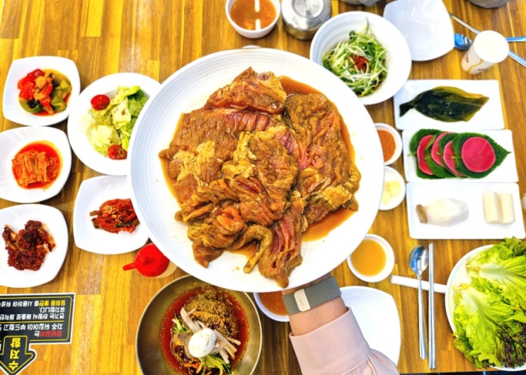  [ 전주 맛집 ] 솔가 숯불갈비 # 삼천동 전주 효천지구 맛집 분위기 좋은 단체룸 가족 외식 모임 회식 장소 추천 뷰좋은 갈비 고기집