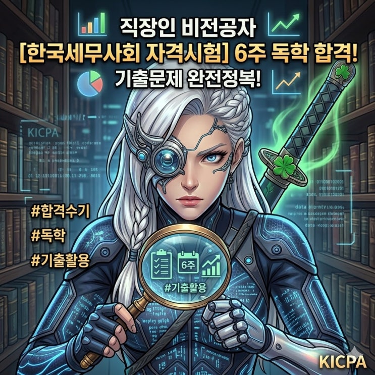  직장인 비전공자 한국세무사회 자격시험 독학 6주 합격 수기 (기출문제 활용법)