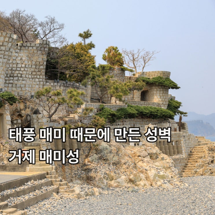  [거제] 2003년 태풍 매미 때문에 직접 쌓은 성벽 <매미성>