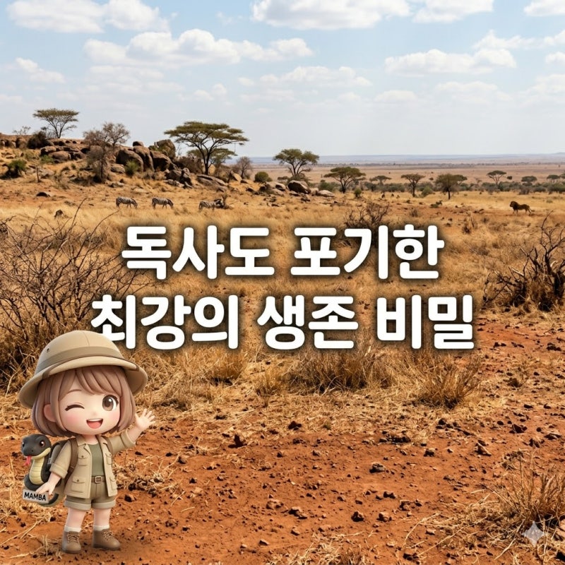 벌꿀오소리 독사 물려도 끄떡없는 신체 비밀