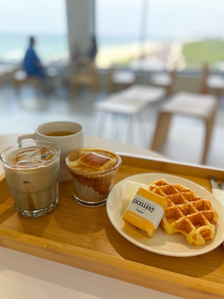  강원도 양양 낙산해수욕장 바다 뷰 카페 하조대커피 무료 주차