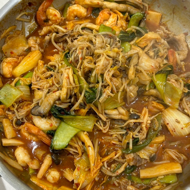 신혼일상 | 비비드키친 마라소스로 만든 마라샹궈에 마켓컬리 유린기