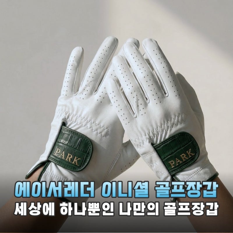 세상에 단 하나뿐인 특별함 에이서레더 이니셜 골프장갑 후기