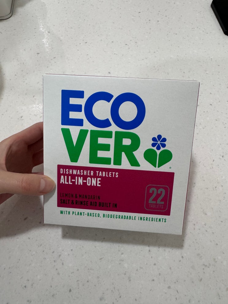  무색소 식기세척기세제 추천 에코버 올인원, 삼성 비스포크 식기세척기 사용 후기