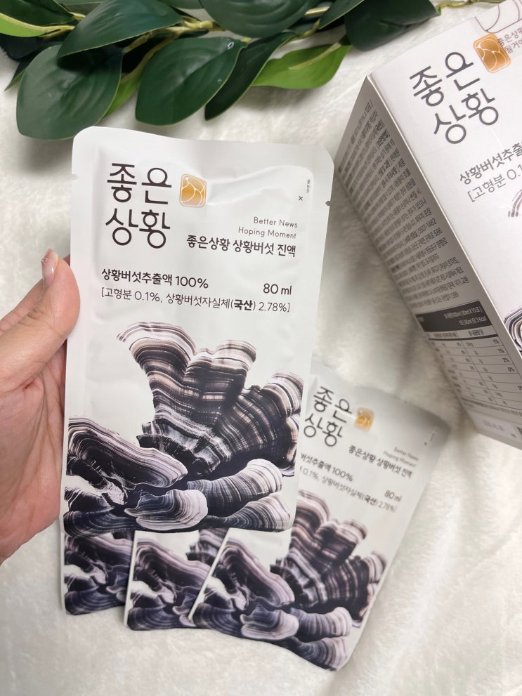  어버이날 선물 추천, 간편하게 마시기 좋은 상황버섯 진액