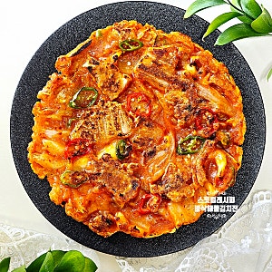 바삭한 김치전 레시피 황금 반죽 해물 김치전 만드는 법