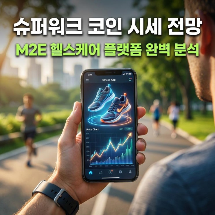  슈퍼워크 코인 시세 전망 빗썸 35% 폭등! M2E 헬스케어 플랫폼 완벽 분석