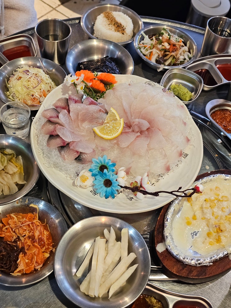  제주맛집 노형동횟집 회미리마트 모듬회 추천