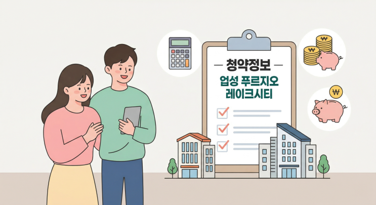  업성 푸르지오 레이크시티 청약 일정부터 분양가까지, 꼭 알아야 할 핵심만 정리