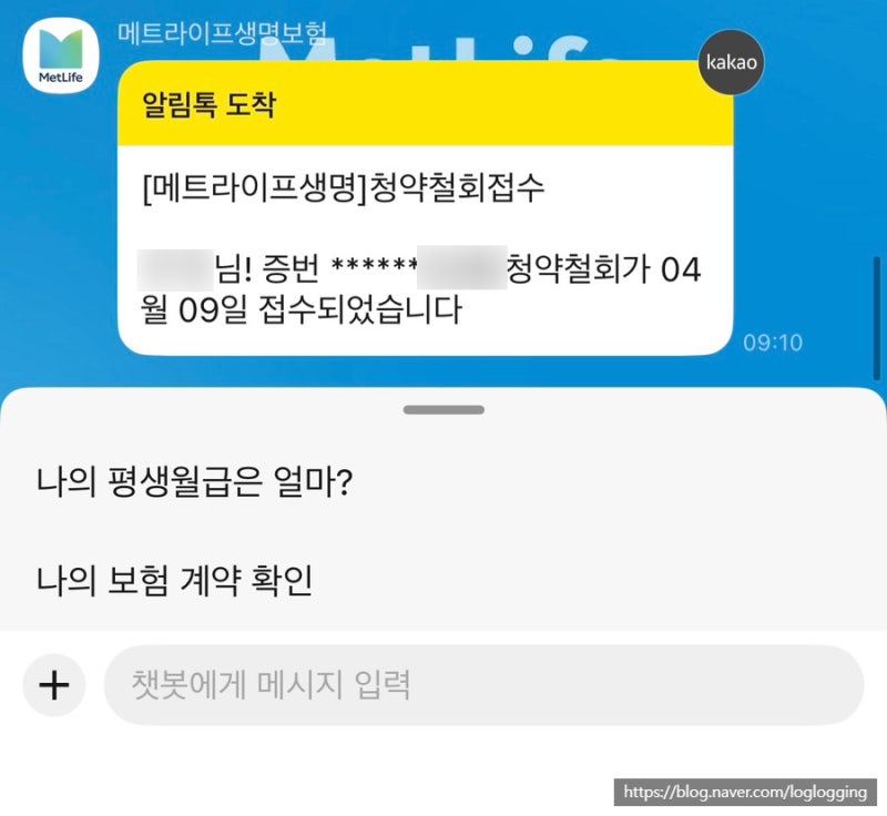 메트라이프(Metlife) 청약 철회 후기, 보험 중단 이유 및 방법