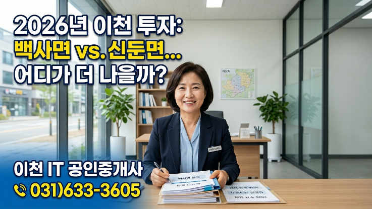  2026 이천 백사면 vs 신둔면 토지·전원주택 투자 완전 비교