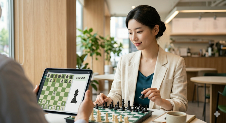  체스닷컴 갈 필요 있나요? 무설치로 즐기는 고퀄리티 3단계 AI 체스