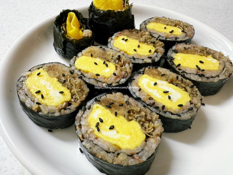 묵은지 계란 멸치 김밥 김신영 다이어트 김밥