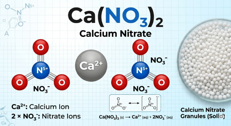 질산칼슘(Calcium Nitrate) 분자식과 주요특성.