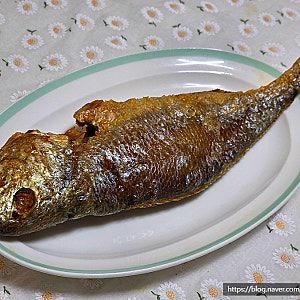 에어프라이어 조기구이 굽는법 반건조 생선구이 냉동 굴비구이 요리