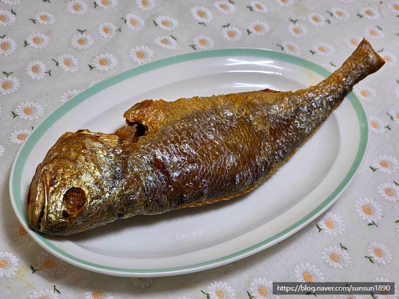 에어프라이어 조기구이 굽는법 반건조 생선구이 냉동 굴비구이 요리