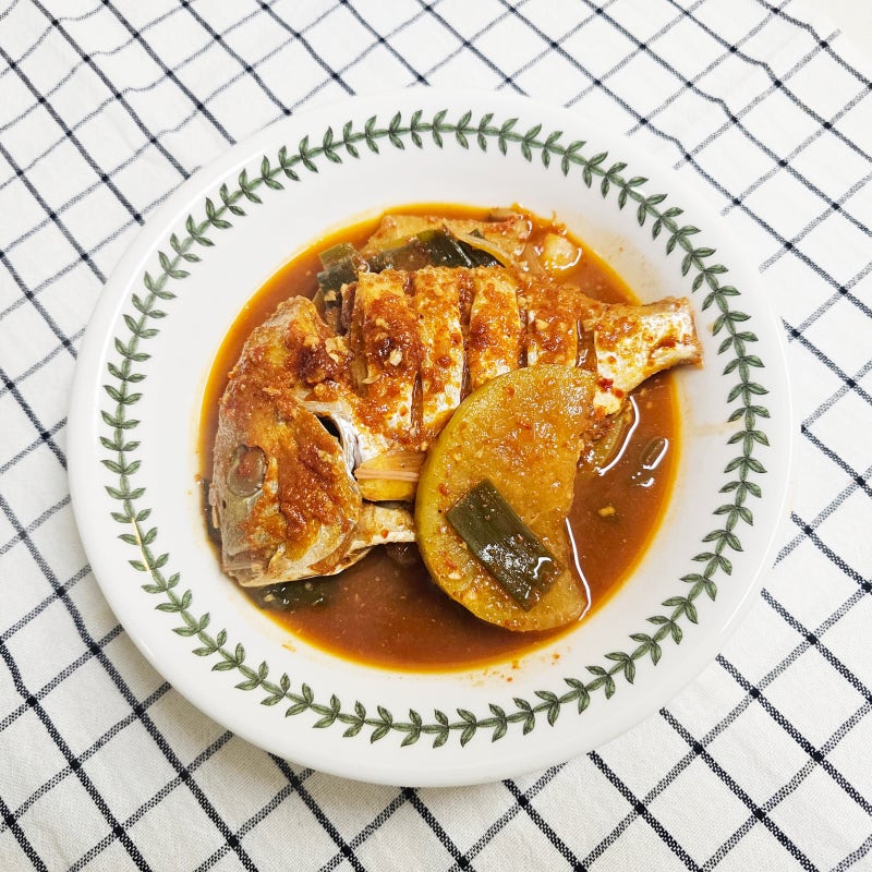 아빠요리 참돔조림 만들기 생선조림 양념 반건조 참돔 조림레시피