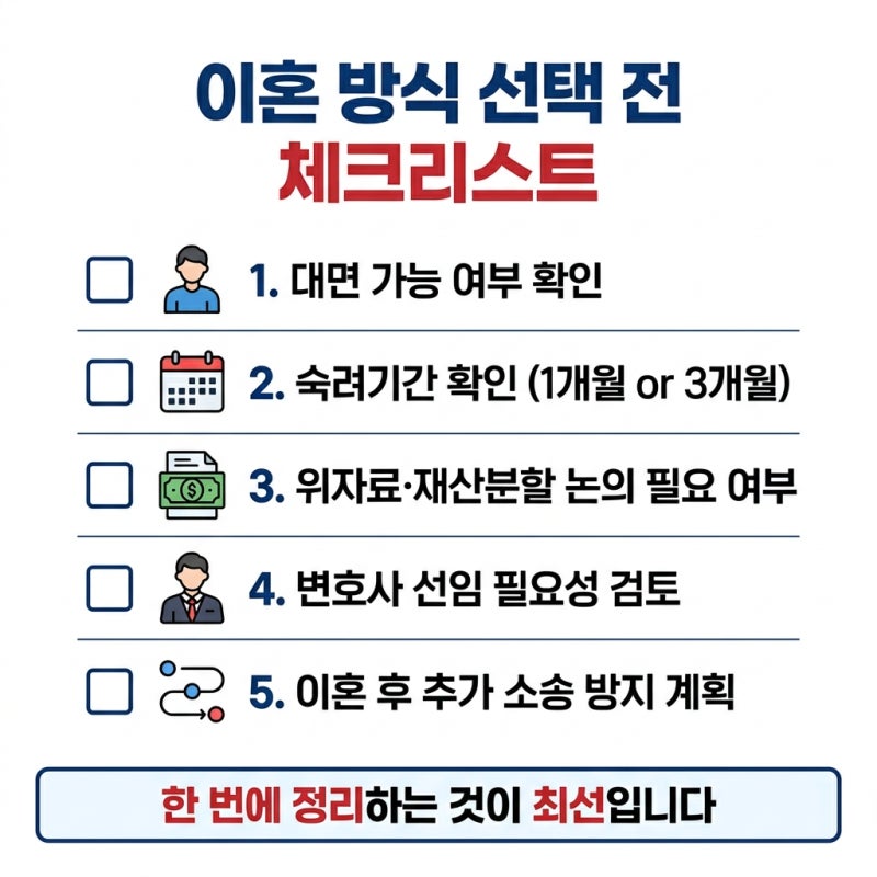 배우자 얼굴 보기 싫을 때 이혼법(비대면, 대리출석) 관련 이미지 7