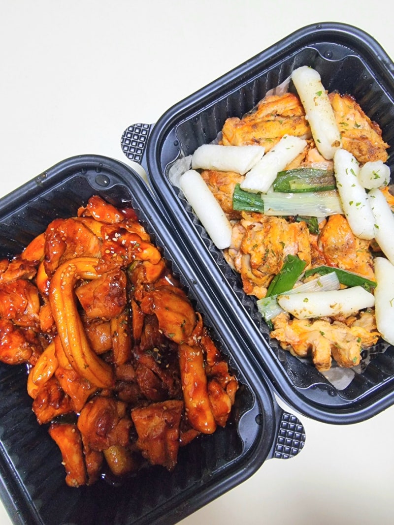하안동 동근이 숯불 두마리치킨 맵고 담백한 야식 추천