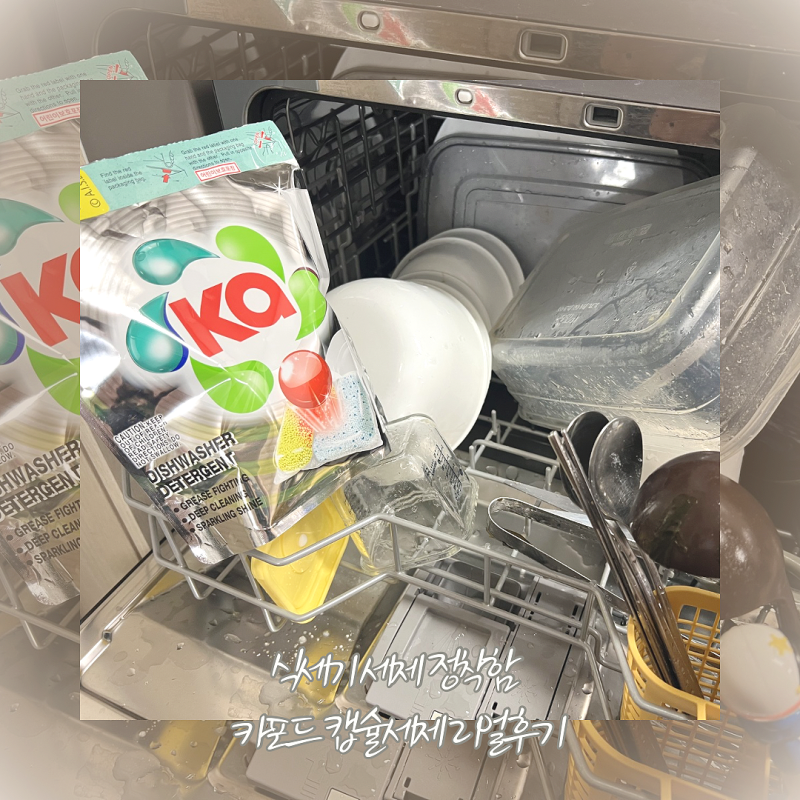 카포드 식세기세제 추천 한알로 끝나는 식기세척기 캡슐세제 후기