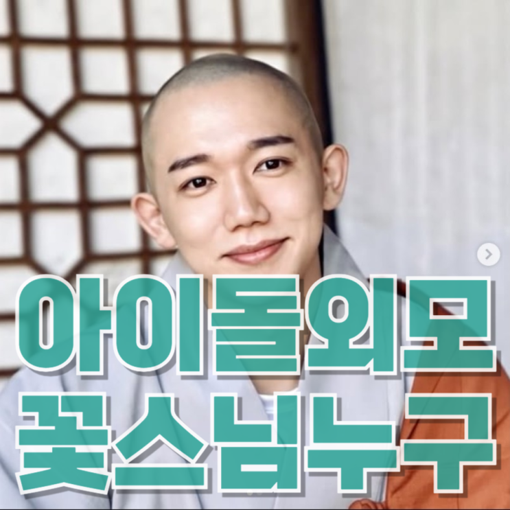  충격 이 얼굴이 스님? 아이돌 외모 '꽃스님' 화제 : 불교계 아이돌은 누구, 범정스님