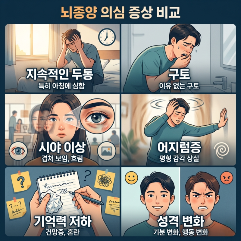뇌종양 의심증상 TOP7! 이 신호 보이면 바로 검사해야 합니다 (치료,생존율 포함)