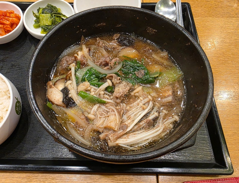인천 부평 맛집 본죽앤비빔밥 카페 소불고기버섯뚝배기 뜨끈 영양 듬뿍