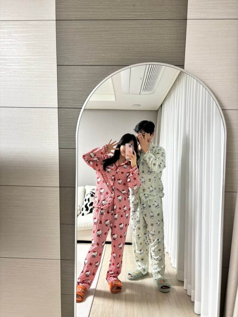 [후기] 스파오(SPAO) 산리오 커플 잠옷 후기