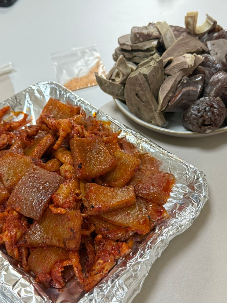  고양 향동 맛집 능곡닭발 직화닭발 껍데기 순대 강추!
