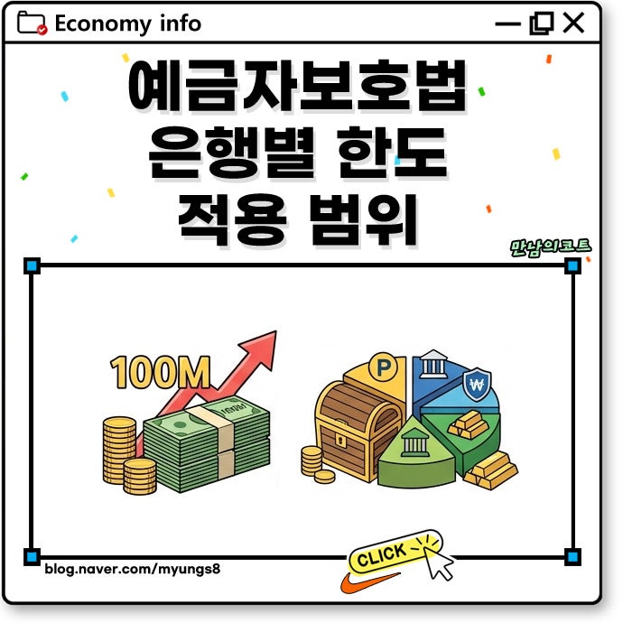 예금자보호 한도 1억 새마을금고 신협 우체국 저축은행 카카오뱅크 등 적용 범위