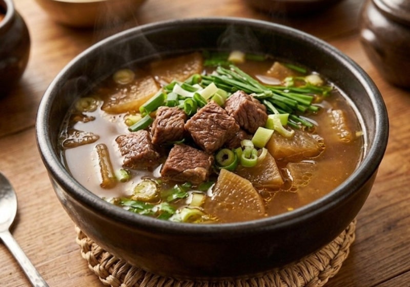 얼큰 소찌개 황금레시피 소고기무국 매콤하고 진하게 끓이는법