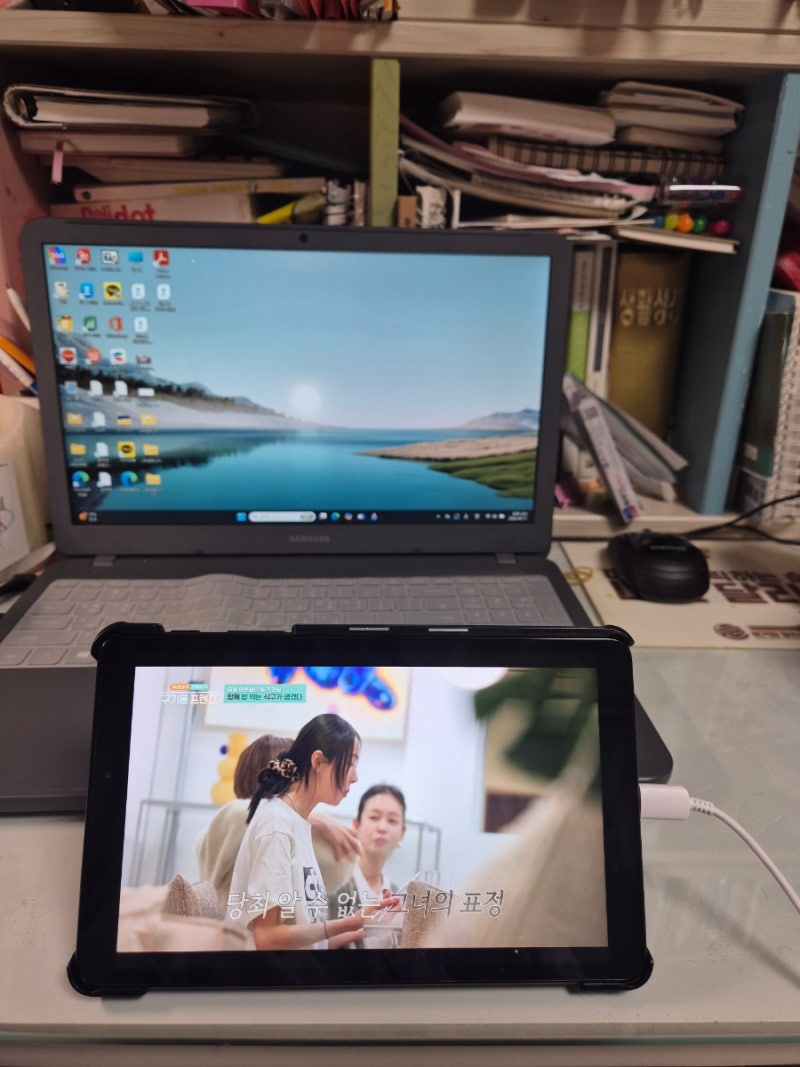 갤럭시탭A 8.0 with S pen 북커버 케이스(SM-P200) 구매 후기