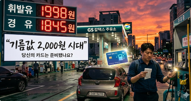  "기름값 2000원 시대" 주유비 절약 카드, 이렇게 쓰면 어떨까요?