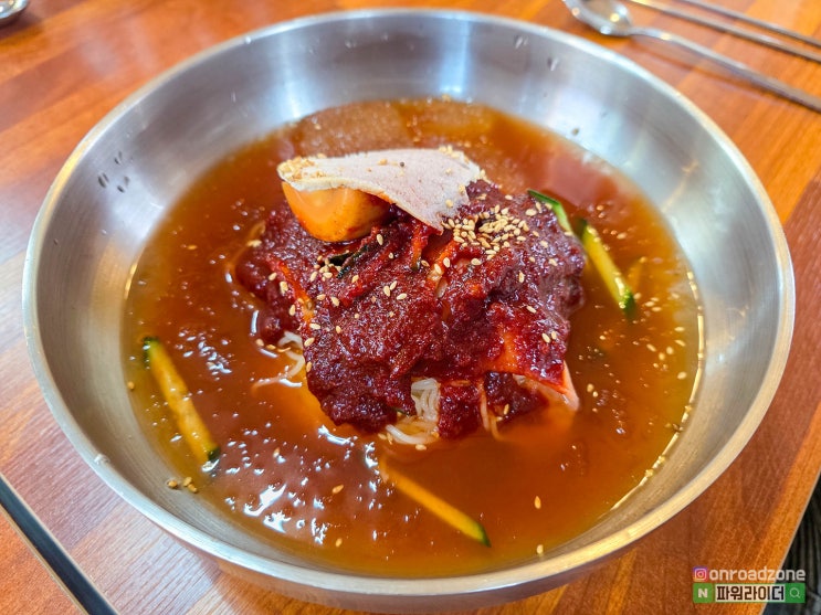  밀양 표충사 맛집 - 장수기계밀면에서 시원한 물밀면과 비빔밀면을 먹고 왔습니다. 단장면 맛집