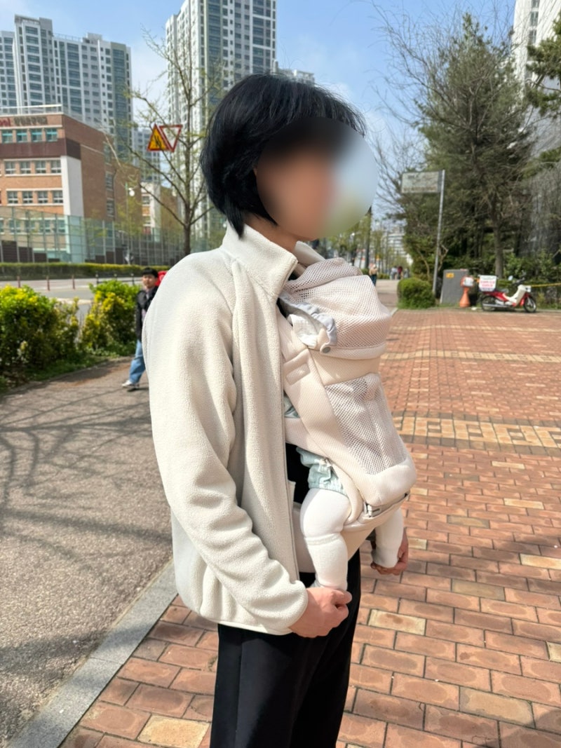 베이비뵨 미니 졸업하고 선택한 아기띠 포브 프리아핏 에어 올인원 아기띠