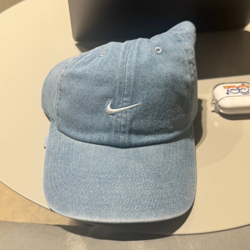 나이키 데님볼캡 HF0383-429 L/XL 파주 신세계 나이키 구매 후기, 사이즈 추천 대두를 위한...모자....