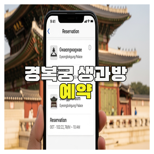  경복궁 생과방 예약 방법 총정리 가이드