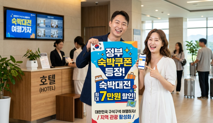  4월 국내여행 지원금 등장! 고유가 시대 숙박쿠폰 최대 7만원 받는 방법