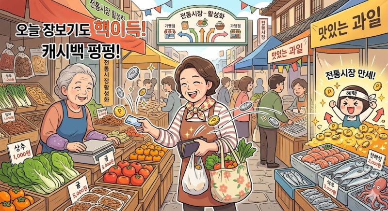 부산 동백전 캐시백 혜택 및 가맹점 전통시장 추가 할인 총정리