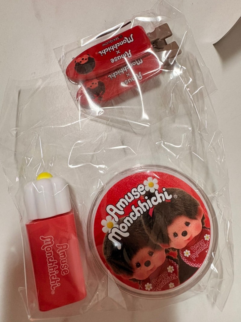 몬치치 어뮤즈 퀵 메이크업 미니 가챠세트 웜 구매후기