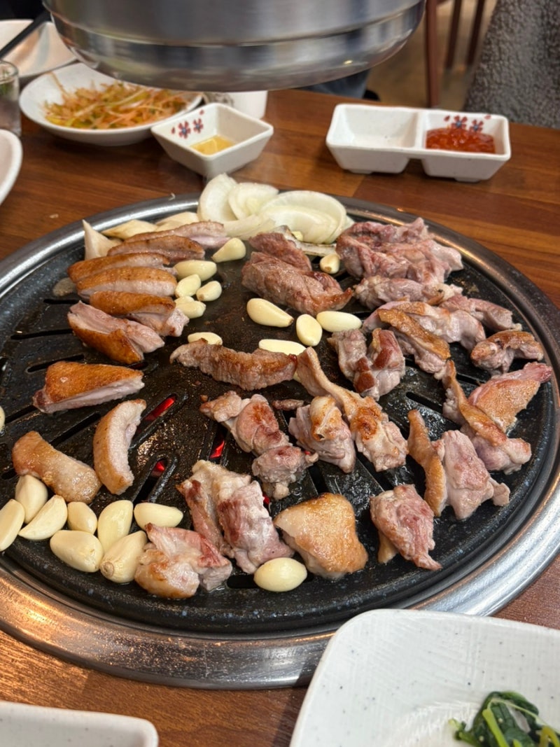 전주 다오리 숯불구이 | 부모님 모시기 좋은 오리맛집, 생일 할인 꿀팁