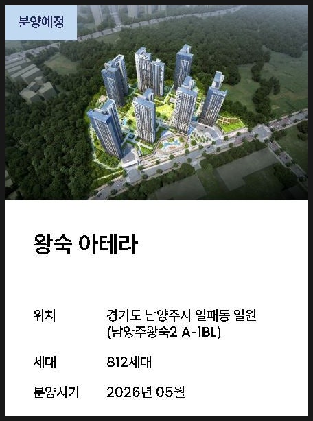 “2026년 왕숙 신도시 청약 총정리… 어디 넣어야 당첨될까?”