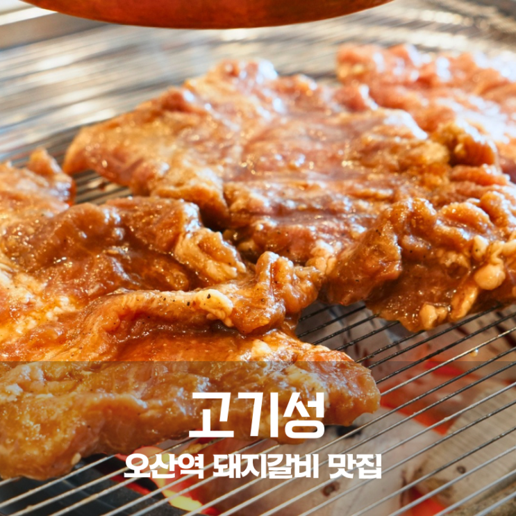  오산 돼지갈비 맛집 고기성 양념갈비 제대로 하는 오산역 고기집