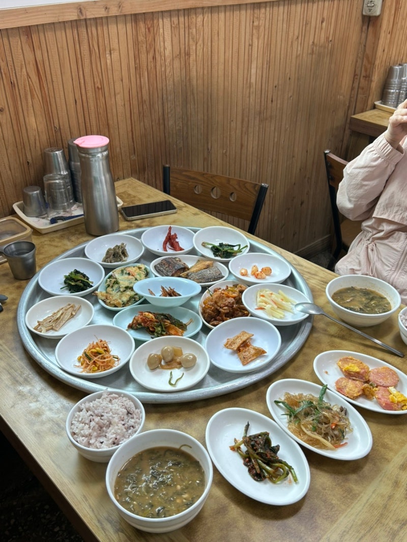 순창 백반맛집 용궐산맛집 진도식당