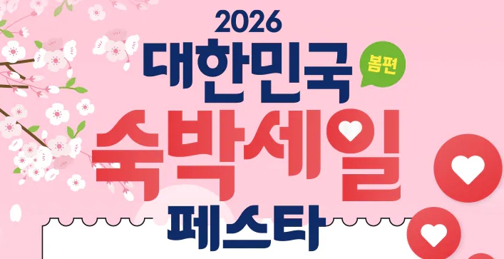  2026 숙박세일페스타 할인받는 법, 쿠폰·사용처 핵심 정리